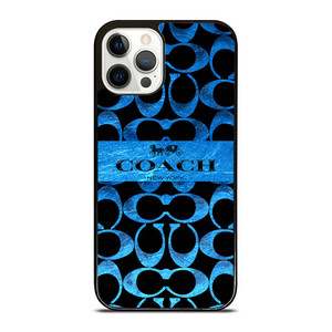 COACH NEW YORK BLUE 2 iPhone 12 Pro Case Cover
