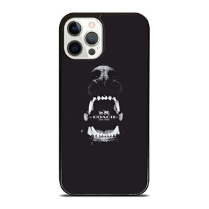 COACH NEW YORK LOGO DOG iPhone 12 Pro Case Cover