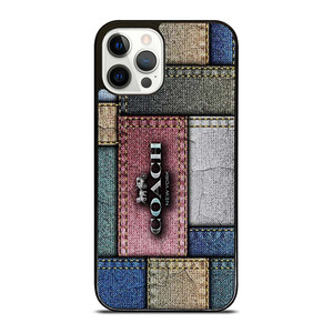COACH NEW YORK LOGO JEANS  iPhone 12 Pro Case Cover