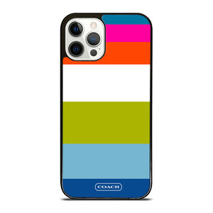 COACH NEW YORK STRIPE 2 iPhone 12 Pro Case Cover COACH NEW YORK STRIPE 2 iPhone 12 Pro Case Cover