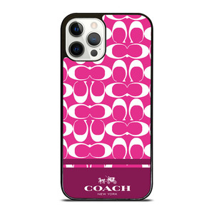 COACH PINK NEW YORK iPhone 12 Pro Case Cover