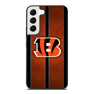 CINCINNATI BENGALS NFL METAL STRIPE Samsung Galaxy S22 Case Cover CINCINNATI BENGALS NFL METAL STRIPE Samsung Galaxy S22 Case Cover