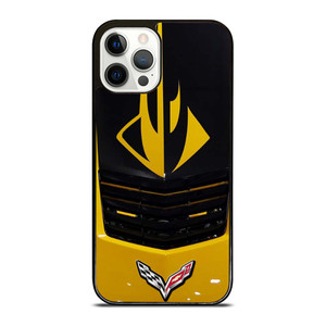 CORVETTE STINGRAY YELLOW GRILLES iPhone 12 Pro Case Cover