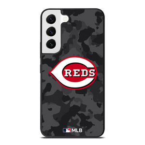 CINCINNATI REDS BASEBALL BLACK CAMO Samsung Galaxy S22 Case Cover CINCINNATI REDS BASEBALL BLACK CAMO Samsung Galaxy S22 Case Cover