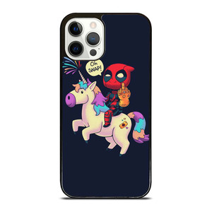 DEADPOOL UNICORN MIDDLE FINGERS iPhone 12 Pro Case Cover