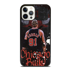 DENNIS RODMAN CHICAGO BULLS RETRO iPhone 12 Pro Case Cover