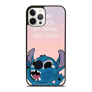 DISNEY STITCH DONT TOUCH MY PHONE  iPhone 12 Pro Case Cover