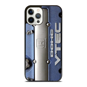 DOHC VTEC HONDA ENGINE BLUE iPhone 12 Pro Case Cover