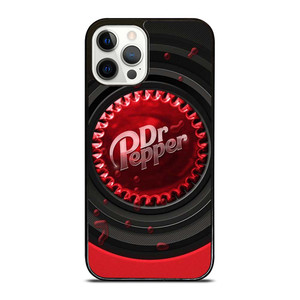 DR PEPPER SODA RED BLACK iPhone 12 Pro Case Cover