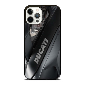 DUCATI BLACK LOGO EMBLEM iPhone 12 Pro Case Cover