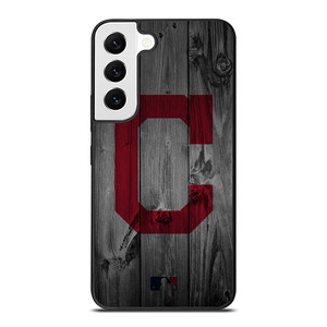 CLEVELAND GUARDIANS BASEBALL MLB WOOD LOGO Samsung Galaxy S22 Case Cover