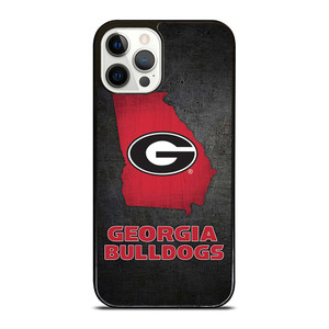 GEORGIA BULLDOGS SYMBOL METAL iPhone 12 Pro Case Cover