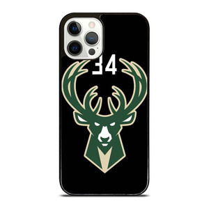 GIANNIS ANTETOKOUNMPO MILWAUKEE BUCKS LOGO iPhone 12 Pro Case Cover