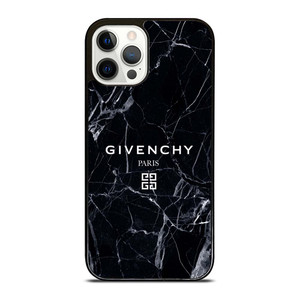 GIVENCHY PARIS MARBLE BLACK iPhone 12 Pro Case Cover
