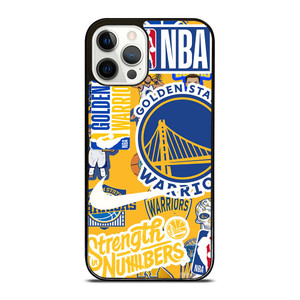 GOLDEN STATE WARRIORS NBA STICKER BOMB iPhone 12 Pro Case Cover