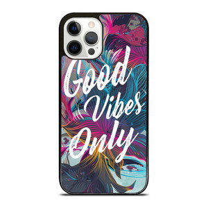 GOOD VIBES ONLY VINTAGE iPhone 12 Pro Case Cover GOOD VIBES ONLY VINTAGE iPhone 12 Pro Case Cover