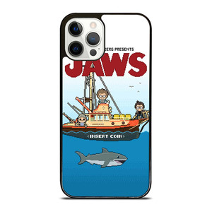 JAWS LOGO 8 BIT iPhone 12 Pro Case Cover