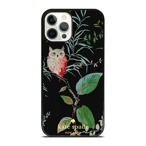 KATE SPADE OWLISH BLACK iPhone 12 Pro Case Cover