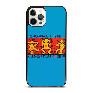 KEITH HARING SILENCE DEATH iPhone 12 Pro Case Cover