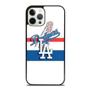 LA DODGERS WHITE STIPS iPhone 12 Pro Case Cover