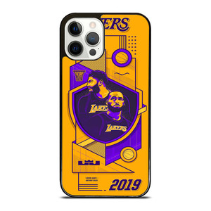 LA LAKERS LEBRON JAMES & ANTHONY DAVIS iPhone 12 Pro Case Cover