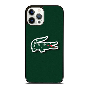 LACOSTE CROCODILE GREEN iPhone 12 Pro Case Cover