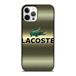 LACOSTE GOLD EMBLEM iPhone 12 Pro Case Cover
