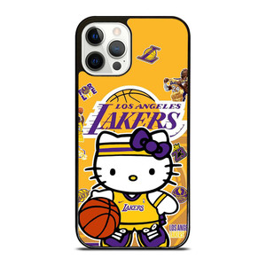 LAKERS HELLO KITTY iPhone 12 Pro Case Cover LAKERS HELLO KITTY iPhone 12 Pro Case Cover