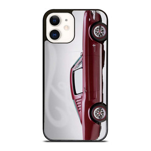 1965 FORD MUSTANG RED CAR iPhone 12 Case Cover 1965 FORD MUSTANG RED CAR iPhone 12 Case Cover