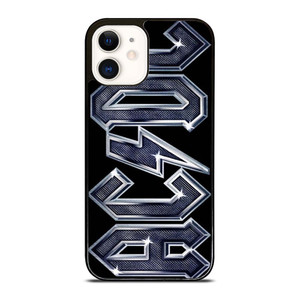 ACDC METAL CARBON LOGO iPhone 12 Case Cover