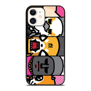 AGGRETSUKO CARTOON COLLAGE iPhone 12 Case Cover AGGRETSUKO CARTOON COLLAGE iPhone 12 Case Cover