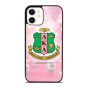 AKA PINK AND GREEN LOGO 2 iPhone 12 Case Cover