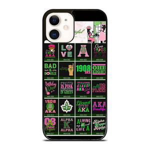 AKA PINK COLLAGE iPhone 12 Case Cover AKA PINK COLLAGE iPhone 12 Case Cover