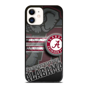 ALABAMA CRIMSON TIDE CARBON iPhone 12 Case Cover ALABAMA CRIMSON TIDE CARBON iPhone 12 Case Cover