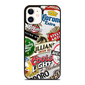 ALL BEER BRAND LOGO iPhone 12 Case Cover ALL BEER BRAND LOGO iPhone 12 Case Cover