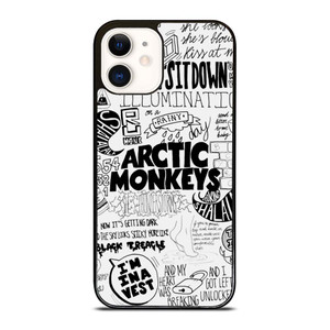 ARCTIC MONKEYS COLLAGE 2 iPhone 12 Case Cover ARCTIC MONKEYS COLLAGE 2 iPhone 12 Case Cover