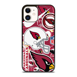 ARIZONA CARDINALS NFL STICKER BOMB iPhone 12 Case Cover ARIZONA CARDINALS NFL STICKER BOMB iPhone 12 Case Cover