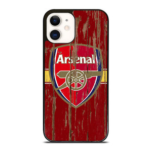 ARSENAL FC WOODEN LOGO iPhone 12 Case Cover
