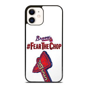 ATLANTA BRAVES FEAR CHOP SLOGAN iPhone 12 Case Cover ATLANTA BRAVES FEAR CHOP SLOGAN iPhone 12 Case Cover