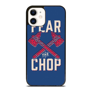 ATLANTA BRAVES FEAR THE CHOP iPhone 12 Case Cover ATLANTA BRAVES FEAR THE CHOP iPhone 12 Case Cover