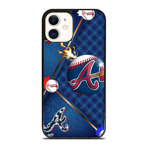 ATLANTA BRAVES LOVE BASEBALL iPhone 12 Case Cover