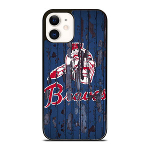ATLANTA BRAVES RUSTY WOOD iPhone 12 Case Cover ATLANTA BRAVES RUSTY WOOD iPhone 12 Case Cover
