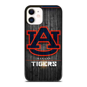 AUBURN TIGERS WOODEN LOGO iPhone 12 Case Cover