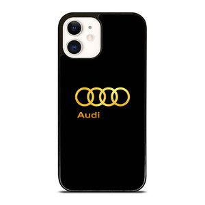 AUDI CAR GOLD LOGO iPhone 12 Case Cover