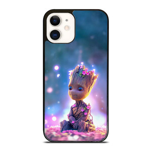 BABY GROOT FLOWER iPhone 12 Case Cover BABY GROOT FLOWER iPhone 12 Case Cover