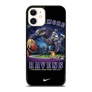 BALTIMORE RAVENS NFL ART iPhone 12 Case Cover BALTIMORE RAVENS NFL ART iPhone 12 Case Cover
