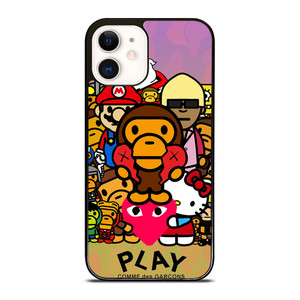 BAPE BABY MILO PLAY iPhone 12 Case Cover BAPE BABY MILO PLAY iPhone 12 Case Cover