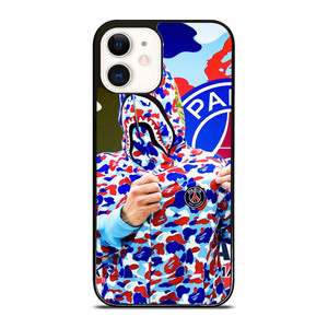 BAPE CAMO PARIS SAINT GERMAIN iPhone 12 Case Cover BAPE CAMO PARIS SAINT GERMAIN iPhone 12 Case Cover