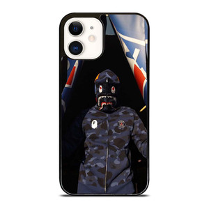 BAPE CAMO SHARK PARIS SAINT GERMAIN iPhone 12 Case Cover BAPE CAMO SHARK PARIS SAINT GERMAIN iPhone 12 Case Cover