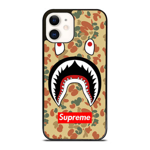 BAPE CAMO SHARK SUPREME iPhone 12 Case Cover BAPE CAMO SHARK SUPREME iPhone 12 Case Cover